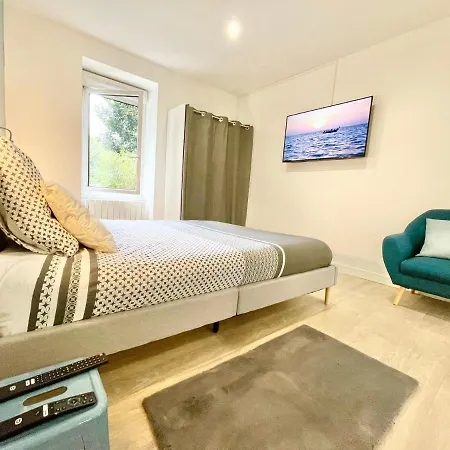 - L'escapade - Lit Queen Size - Proche Centre Et Gare - Internet Debit Fibre * Лорьян